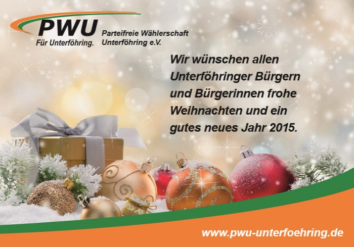 PWU Weihnachtsgruss 2014