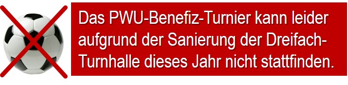 PWU Benefizturnier Absage