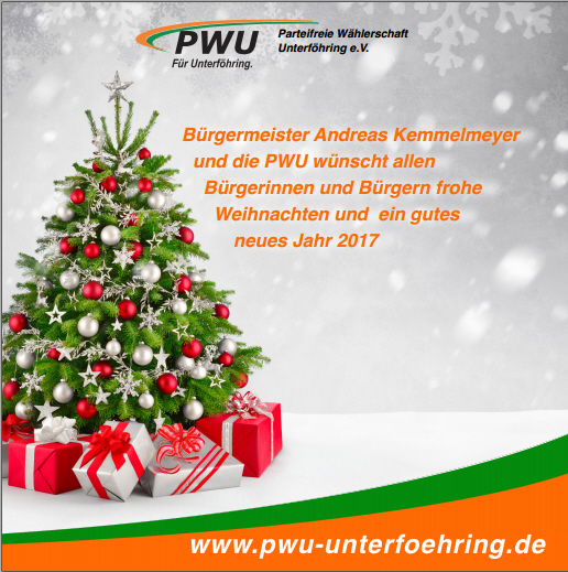 PWU Weihnachten 2016