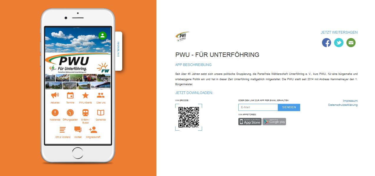 PWU App Screeshot OfflineApp 201806