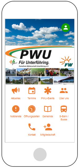 PWU App Screenshot Startbildschirm 201806 gerade
