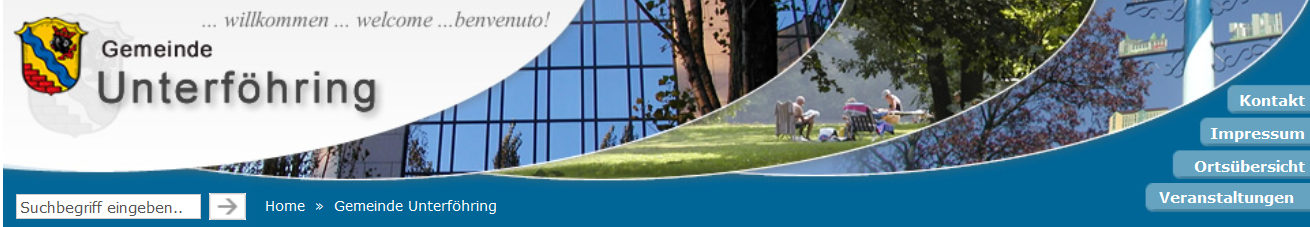 Screenshot Website Gemeinde