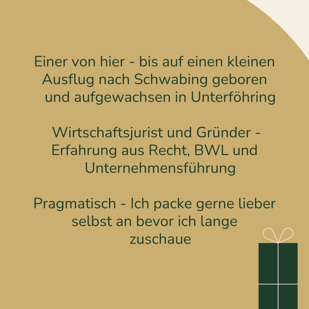 Adventskalender-Instagram-Post in elegantem Stil in Beige Gold Grün – Copy